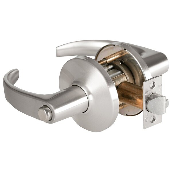 Best Grade 1 Hospital Privacy Cylindrical Lock, 14 Lever, D Rose, Non-Keyed, Satin Chrome Finish, 4-7/8-i 9K30LL14DS3626 - main